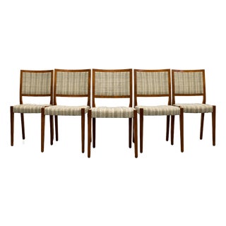 Set of Six Vintage Mid Century Modern Teak Dining Chairs by Svegards | Scandinavian Mid Century Modern, C. 1960's For Sale