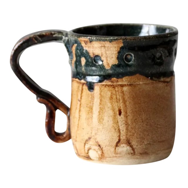 Vintage Studio Pottery Mug For Sale
