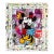 Jozza, Hold Me Tight, Unique Mixed Media on Canvas With Painted Frame, Mickey Minnie For Sale