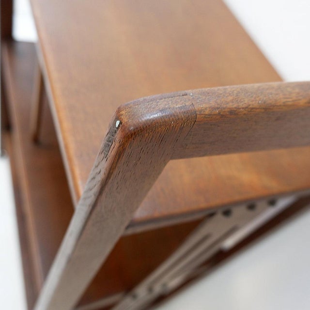 Art Deco Magazine Rack on Casters For Sale - Image 6 of 15