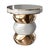 "Gradino" Side Table With Bronze and Stainless Steel, Handmade For Sale - Image 4 of 8