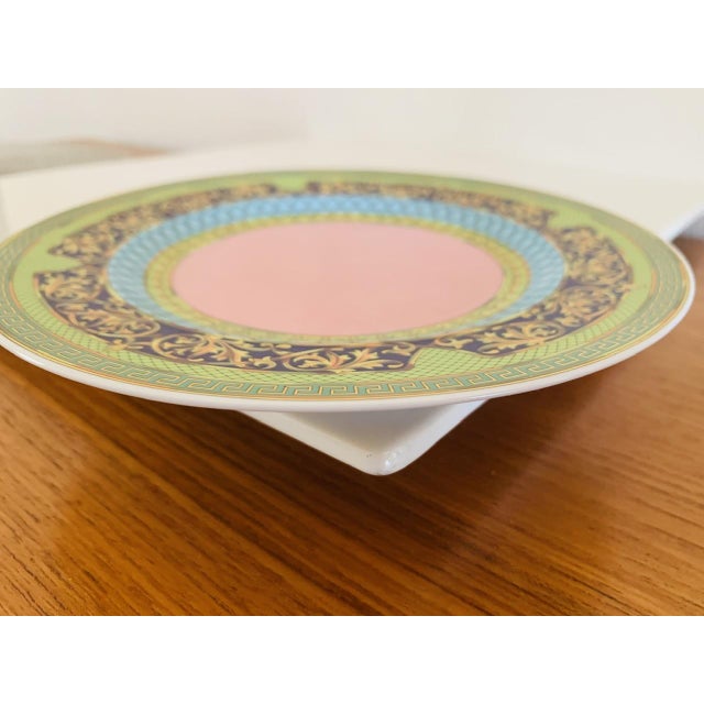 1990s Vintage Versace Russian Dream Porcelain Plate by Gianni Versace for Rosenthal, 1990s For Sale - Image 5 of 11