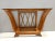 Art Deco Cherrywood Console Table with Rectangular Glass Top, Italy, 1940s For Sale - Image 4 of 13