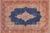 Shabby Chic 1990's Vintage Blue/Pink Wool Rug - 9'10'' X 13'9'' For Sale - Image 10 of 10