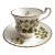 Vintage Royal Minster Christmas Rose Teacup & Saucer | Fine Bone China For Sale