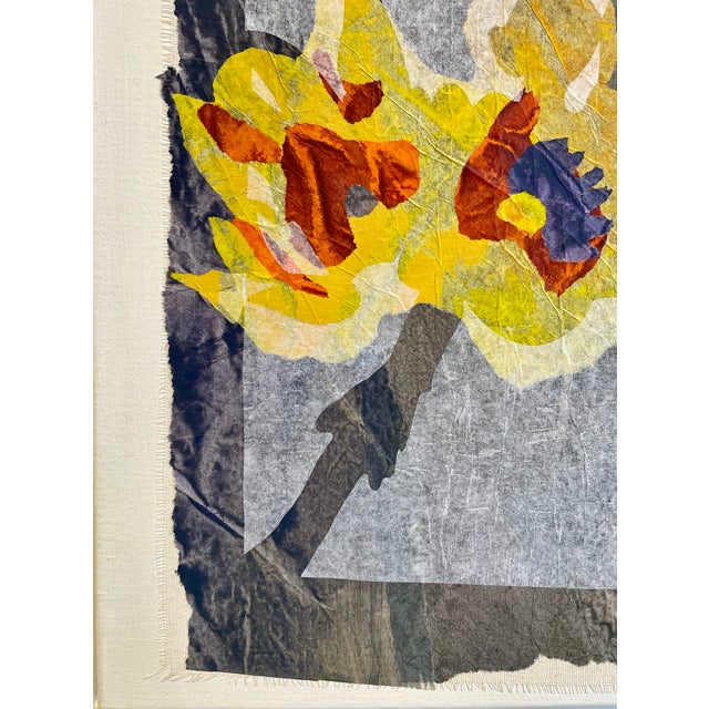 Contemporary Maria Donata Papadia, Calicanto, Mixed Media Paper Collage For Sale - Image 3 of 12