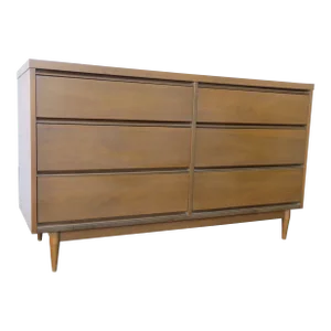 Mid Century Modern Low Dresser Bathroom Vanity