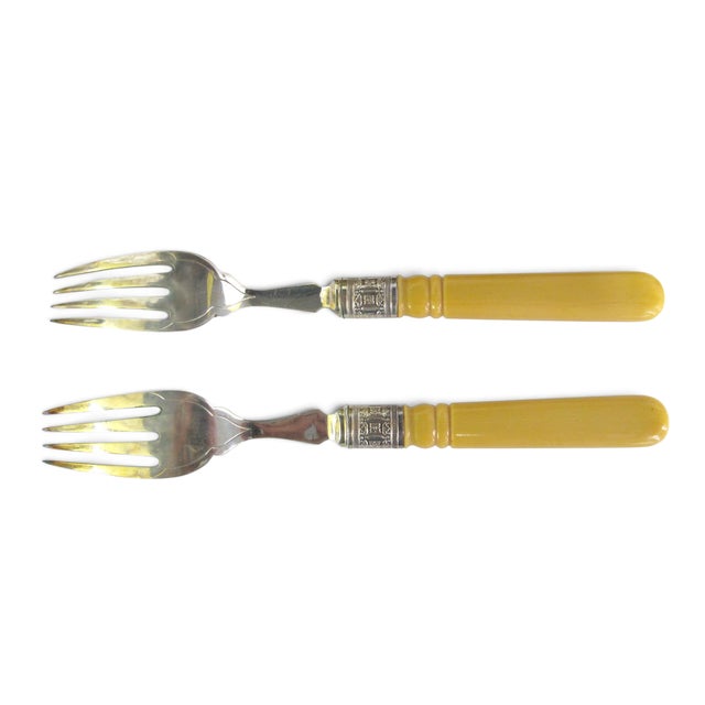 Late 19th Century A Williams Sheffield Antique Silver Plate Fish Fork & Knife 24pc Set in Case For Sale - Image 5 of 12
