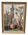 Nini Landgren, Church View, 1952, Oil on Canvas, Framed For Sale