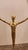 John-Richard John Richard Brass Figure With Two Selenite Balls For Sale - Image 4 of 8