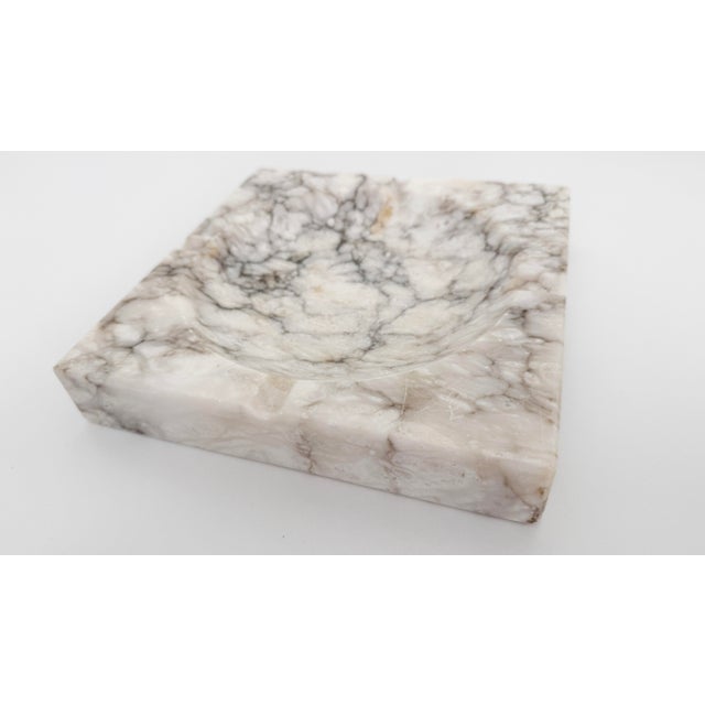 Large Italian Alabaster Ashtray Catchall For Sale - Image 4 of 10