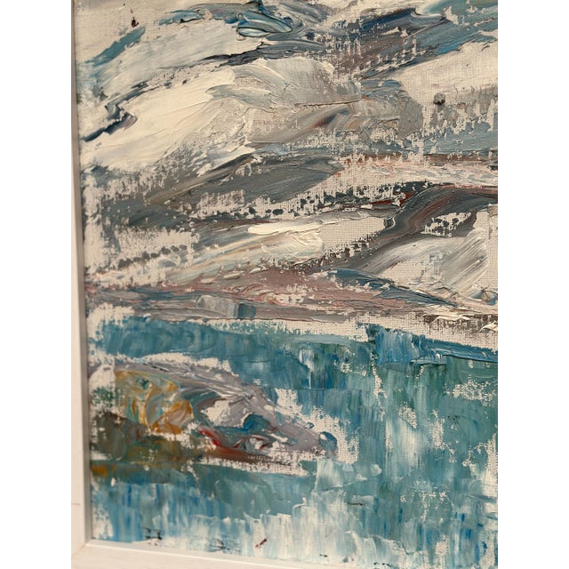 Erik Lo, Landscape, 1960s, Oil on Canvas, Framed For Sale - Image 10 of 18