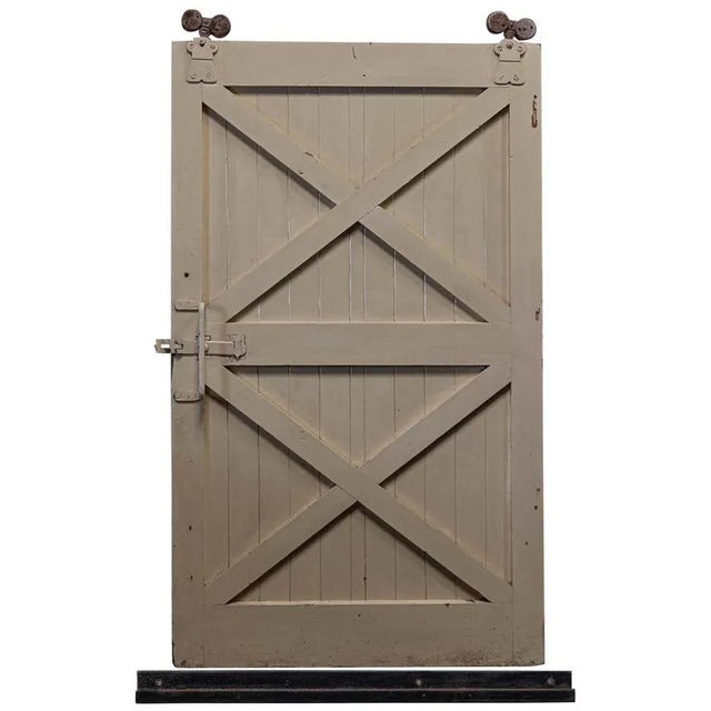 19th Century English Oversized Sliding Barn Door For Sale - Image 13 of 13