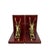 Wood Set of 2 Brass Reindeer Bookends For Sale - Image 7 of 10