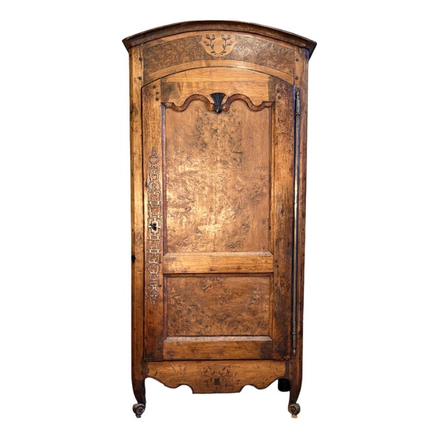 Chamonix Mont Blanc Walnut and Briar Cabinet, 1700s For Sale