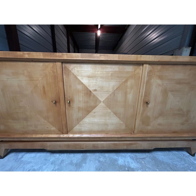 1930s French Art Deco Credenza After Jules Leleu For Sale - Image 10 of 12