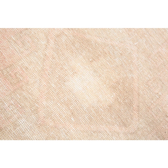 Turkish Runner Rug in Faded Beige and Brown For Sale - Image 9 of 18