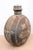African Ext. LRG Antique African Handpainted Moon Flask 26" For Sale - Image 3 of 6