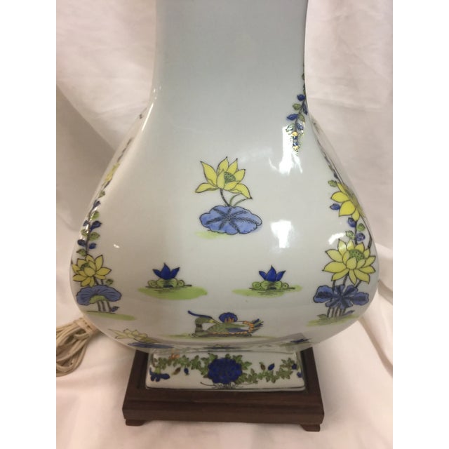 White Antique Chinese Lamps a Pair For Sale - Image 8 of 9