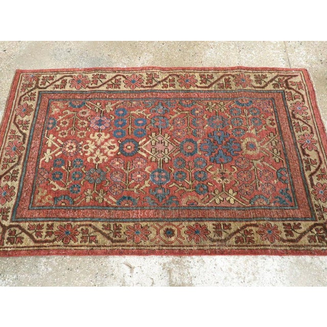 Galerie Shabab Collection Early 20th Century East Turkestan Khotan Throw Rug For Sale - Image 4 of 6