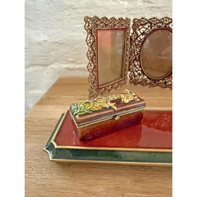 2000 - 2009 Jay Strongwater Enameled & Swarovski Box or Lipstick Case For Sale - Image 5 of 6