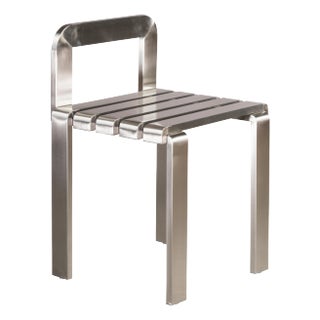 Tara Silver Metal Chair For Sale