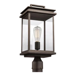 Sean Lavin By Visual Comfort Studio Glenview Post Lantern in Antique Bronze