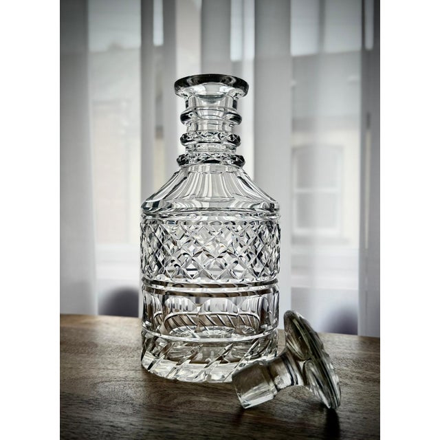 Anglo-Irish William IV Cut Glass Decanter, 1835 For Sale - Image 12 of 18