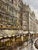 1960s Paris Champs Elysees Impressionist Cityscape Oil on Canvas Signed Fontaine For Sale - Image 13 of 14
