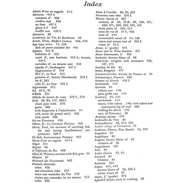 "French Provincial Cooking" 1984 David, Elizabeth For Sale - Image 4 of 8
