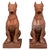 Dog Statues, Early 20th Century, Terracotta, Set of 2 For Sale - Image 5 of 8
