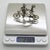 Metal Vintage Italian Handmade Silver Clown on Tandem Bicycle Figurine, 1970s For Sale - Image 7 of 10
