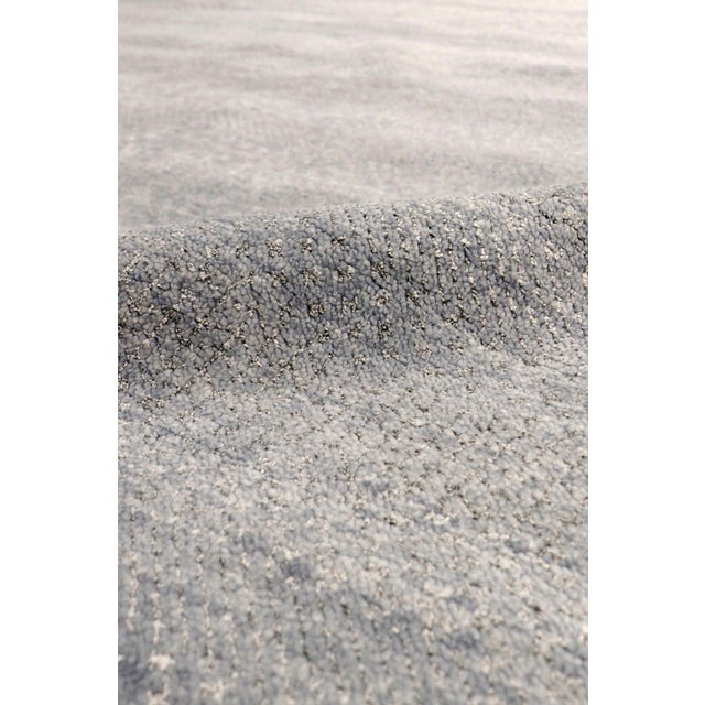 Pasargad Home Transitional Slateblue Area Rug, 9' 1'' X 11'10'' For Sale - Image 4 of 6