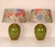 French Vintage table lamps vase lamps, a pair Material: Porcelain - Ceramic Design : Robert Kostka France (Marked with...