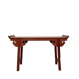 Chinese Console Table in Mahogany, 1940 For Sale
