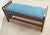 Blue Stickley Cherry Bench For Sale - Image 8 of 10