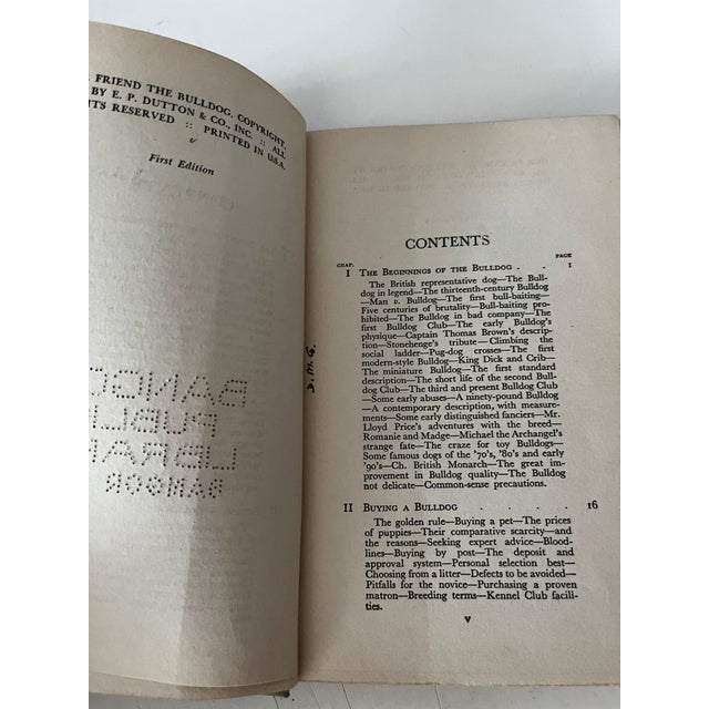 1934 Our Friend the Bull Dog Book For Sale - Image 4 of 5