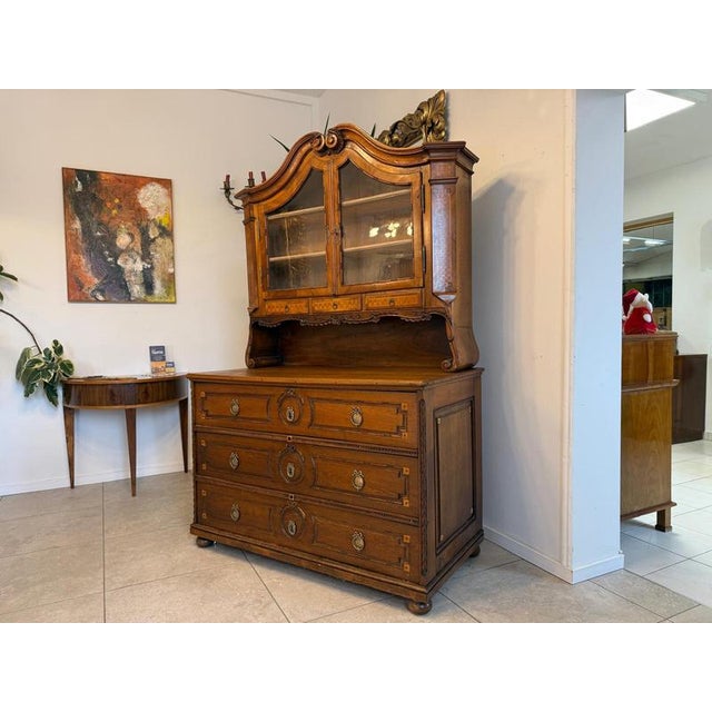 Josephinian Chest of Drawers with Secretary For Sale - Image 4 of 18