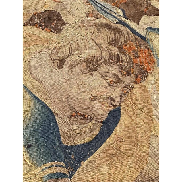 Large Antique Aubusson Tapestry with Historical Battle Scene, 17th Century For Sale - Image 17 of 18