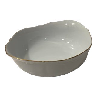 1980s Mikasa Gold Coin Vegetable Serving Bowl For Sale