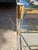 Contemporary Vintage Brass and Lucite Glass Shelving Table For Sale - Image 3 of 14