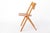 Vintage German Hiller Folding Chair in Beech, 1970s For Sale - Image 4 of 13