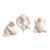 Christmas Winter Snowbabies Set of 3 Holiday Ornaments For Sale