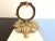 Mid Century Brass Faux Bois Wreath Door Knocker For Sale - Image 15 of 18