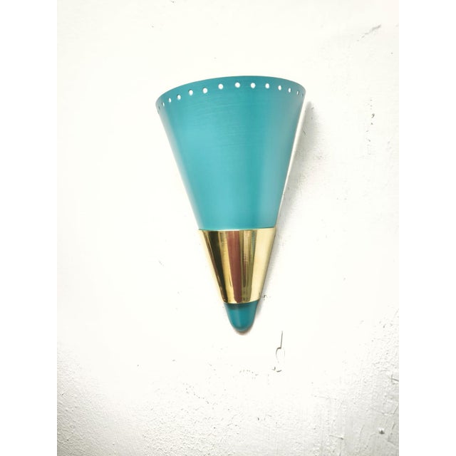 Metal Sputnik Wall Light, 1960s For Sale - Image 7 of 12
