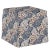 Dyer Storage Ottoman in Navy Blush Loiret For Sale In Chicago - Image 6 of 6