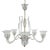 Five Arm Rostrato Murano Chandelier in the Manner of Ercole Barovier For Sale