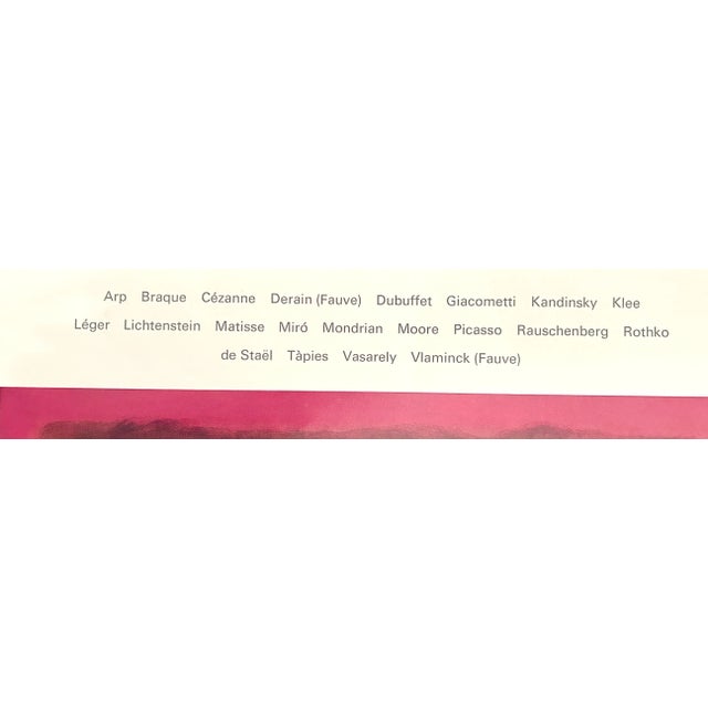 Vintage Swiss Galerie Beyeler Rothko Exhibition Poster For Sale - Image 9 of 10