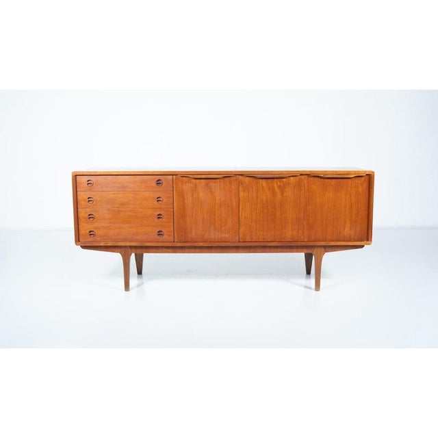Mid-Century Modern Scandinavian Teak Sideboard, 1970s For Sale - Image 10 of 12