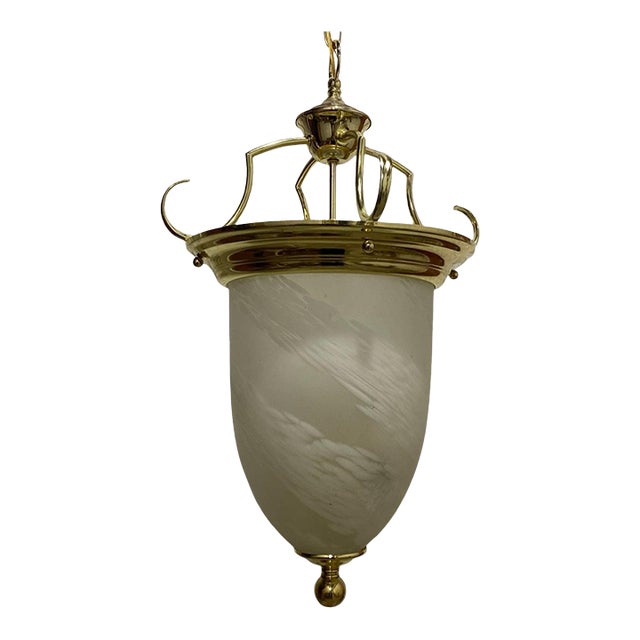 Vintage Thomas Lighting Hallway Hanging Pendant Light Fixture For Sale